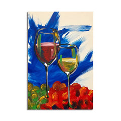 Red and White – Abstract Wall Art