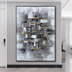 Systematically – Textured Abstract Wall Art