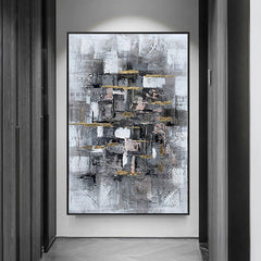 Systematically – Textured Abstract Wall Art