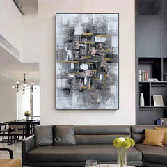 Systematically – Textured Abstract Wall Art