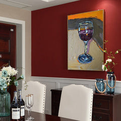 The Abstract Wine Glass – Abstract Wall Art