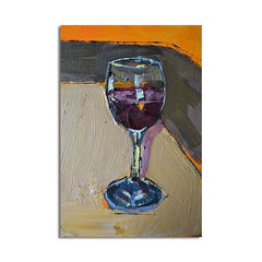 The Abstract Wine Glass – Abstract Wall Art