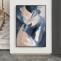 The Embrace – Textured Abstract Wall Art