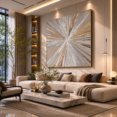 Time Travel – Textured Abstract Wall Art