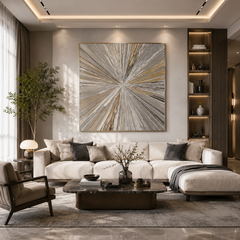 Time Travel – Textured Abstract Wall Art