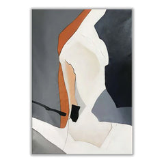 Waiting for You – Abstract Figurative Oil Painting on Canvas for Modern Wall Decor