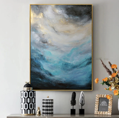 Arctic – Textured Seascape Oil Painting