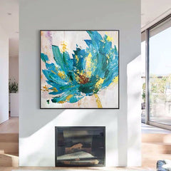 Bloom – Textured Floral Oil Painting
