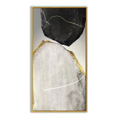 Classy – Abstract Geometric Painting with Gold Accents for Modern Homes