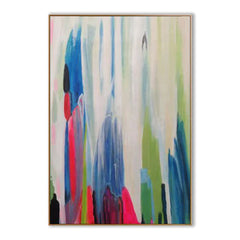 Color Stripes – Textured Abstract Wall Art