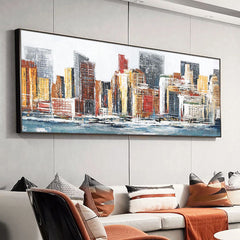 Downtown – Landscape Oil Painting