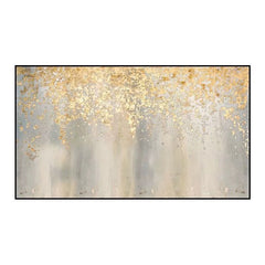 Gold Particles – Textured Landscape Oil Painting