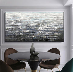Grey Zone – Textured Landscape Oil Painting