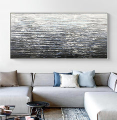 Grey Zone – Textured Landscape Oil Painting