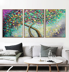 Hybrid – Textured Floral Oil Painting