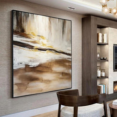Landslide – Textured Landscape Oil Painting