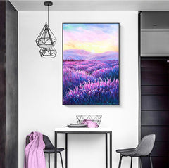 Lavender Dream – Landscape Oil Painting