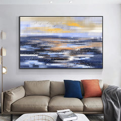 Ocean's Secrets – Textured Seascape Oil Painting