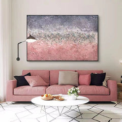 Pink Panther – Textured Landscape Oil Painting