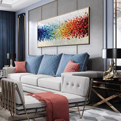Rainbow – Textured Landscape Oil Painting