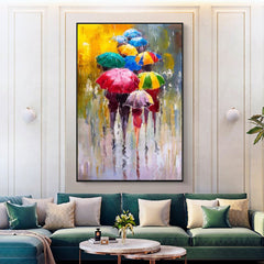 Rainy – Figurative Oil Painting