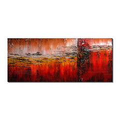 Red Sea – Textured Seascape Oil Painting