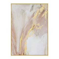 Roségold – Textured Floral Oil Painting