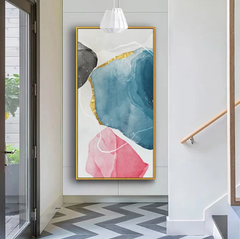Ruby – Textured Abstract Wall Art
