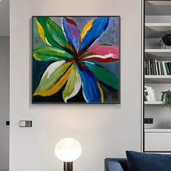 Seeds of Life – Floral Oil Painting
