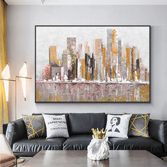 The Concrete Jungle – Landscape Oil Painting