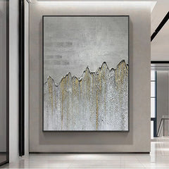 The Grey Area – Textured Abstract Wall Art