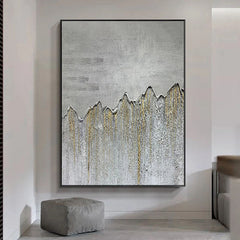 The Grey Area – Textured Abstract Wall Art
