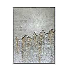 The Grey Area – Textured Abstract Wall Art