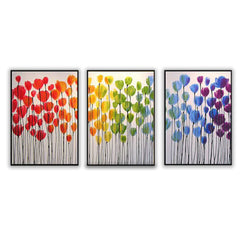 Tulips – Textured Floral Oil Painting