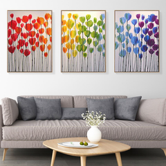 Tulips – Textured Floral Oil Painting