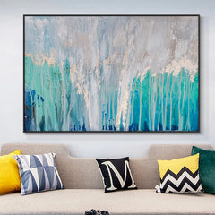Turquoise Forest – Seascape Oil Painting