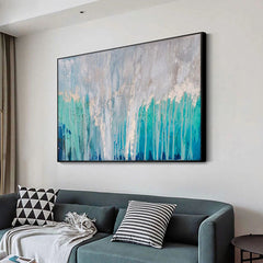 Turquoise Forest – Seascape Oil Painting