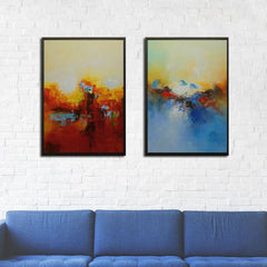 Two Elements – Abstract Wall Art
