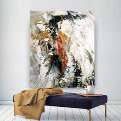 Wild Life-Abstract Modern Oil Painting – Bold Textured Wall Art for Living Room Decor