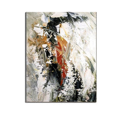 Wild Life-Abstract Modern Oil Painting – Bold Textured Wall Art for Living Room Decor
