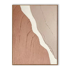 Earth Tones Abstract Flow – Wabi-Sabi Textured Wall Art