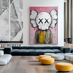 KAWS-Inspired Pop Graffiti Art
