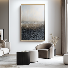 Eternal Horizon – 3D Textured Abstract Oil Painting on Canvas