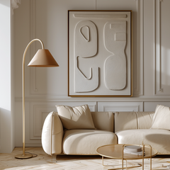 Harmonic Forms-Minimalist Geometric Wall Art – Handmade 3D Textured Abstract Decor