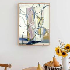 Looping Light – Abstract Geometric Composition – Minimalist Lightform Wall Art