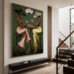 Midnight Cocktail Society – Modern Figurative Wall Art