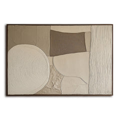 Minimalist Abstract Oil Painting – Textured Modern Wall Art