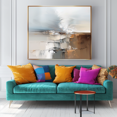Stone Layers – Textured Abstract Wall Art