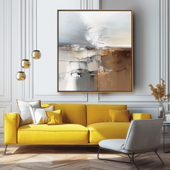 Stone Layers – Textured Abstract Wall Art