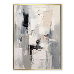 Urban Essence: Abstract Layers – Wabi-Sabi Textured Wall Art